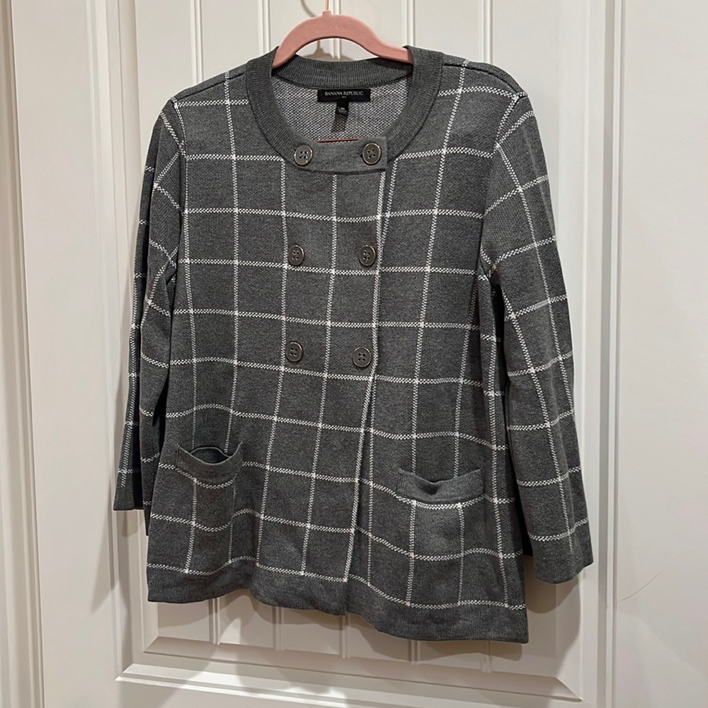 Windowpane Sweater - image 1